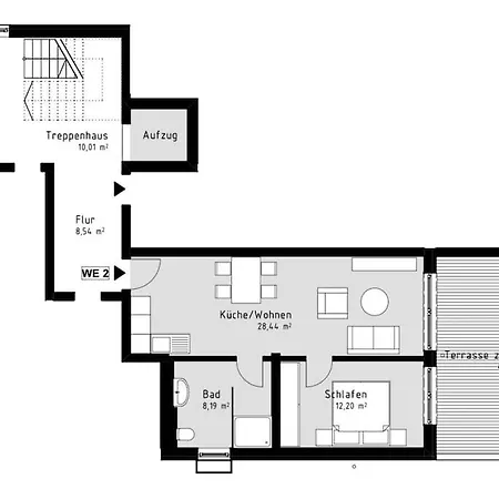 Exklusive 2 Mit Hochwertigen Mobeln Apartamento Bergisch Gladbach
